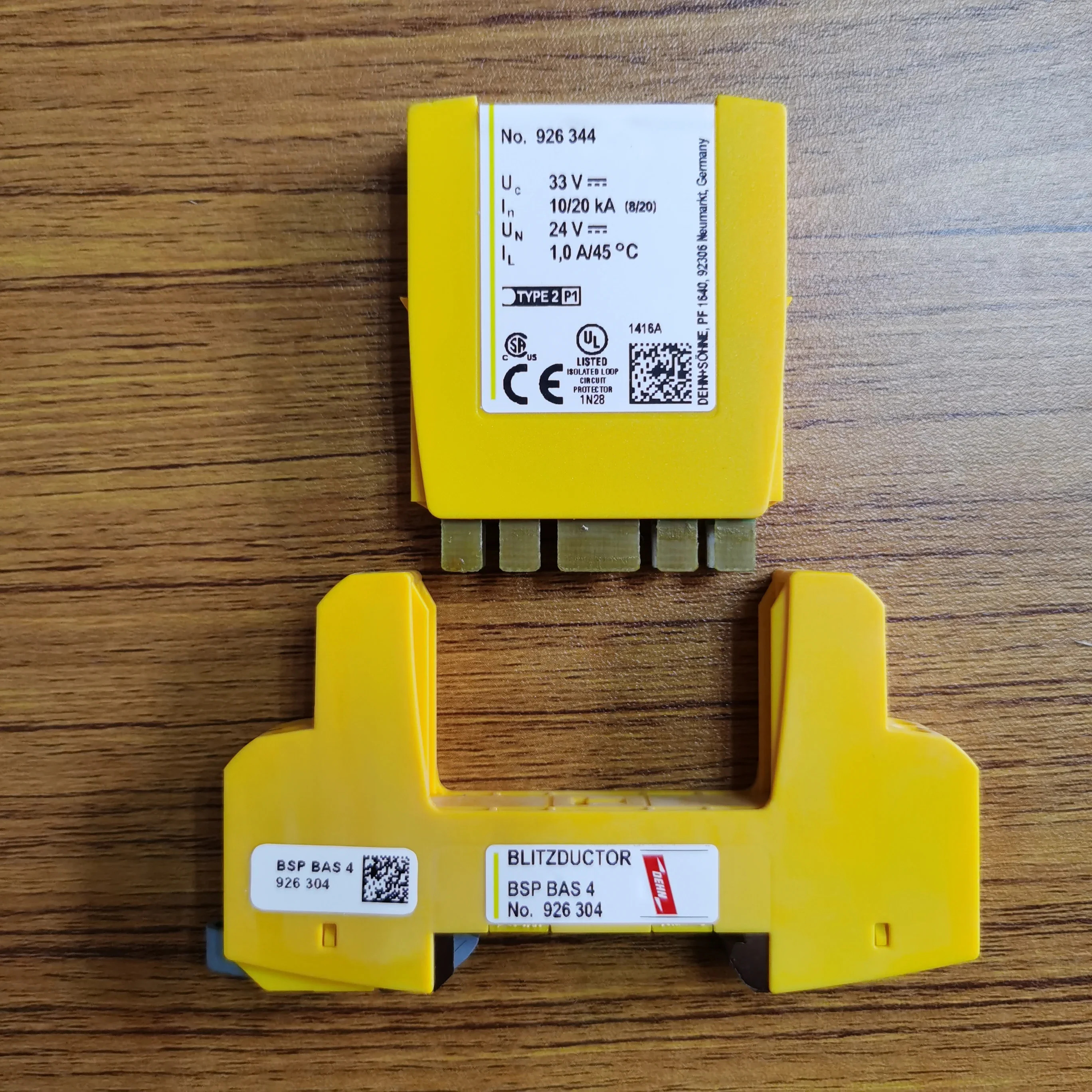 쉴드 DEHN 보호대 926244 BSP M2 BD 24 베이스 926302 BAS 2 포함