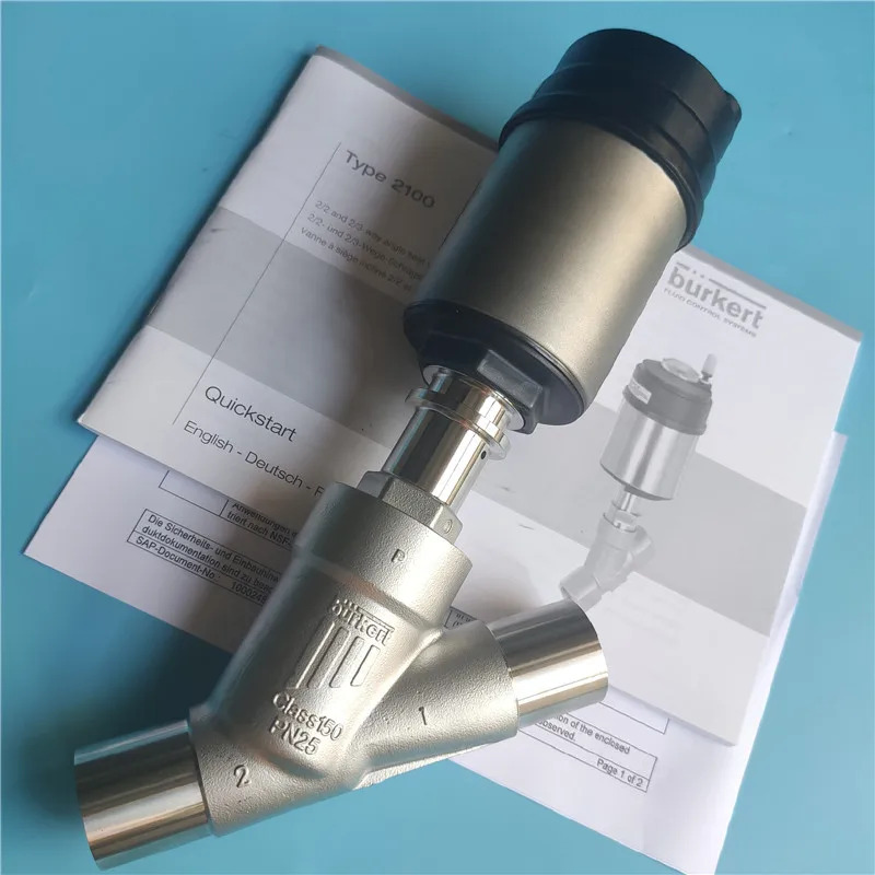 오리지널 Bode 솔레노이드 밸브 2100burkert 자동 ELEMENT 공압식 2위치 양방향 경사 시트
