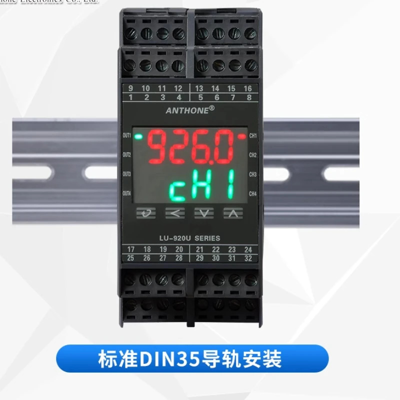 RS485 통신 모듈 Modbus를 탑재4채널 온도 수집 표시