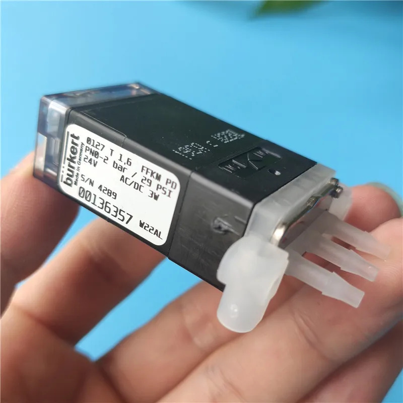 Burkert 솔레노이드 밸브 0127 A 1.6 FFKM PD-24V 00300071 내식성 황산
