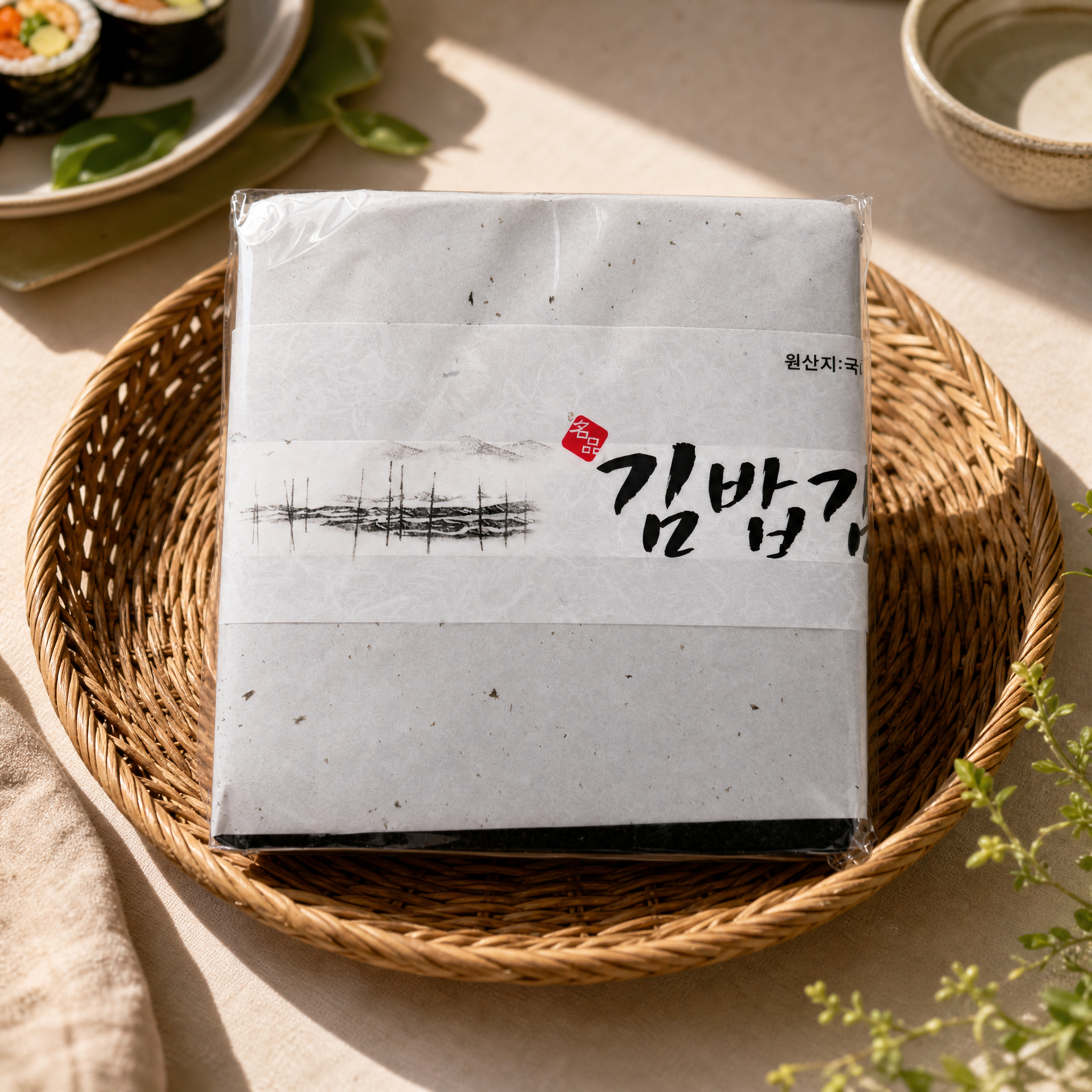 진도물산 국내산 김밥용김 100장 완도 250g - 상품 이미지