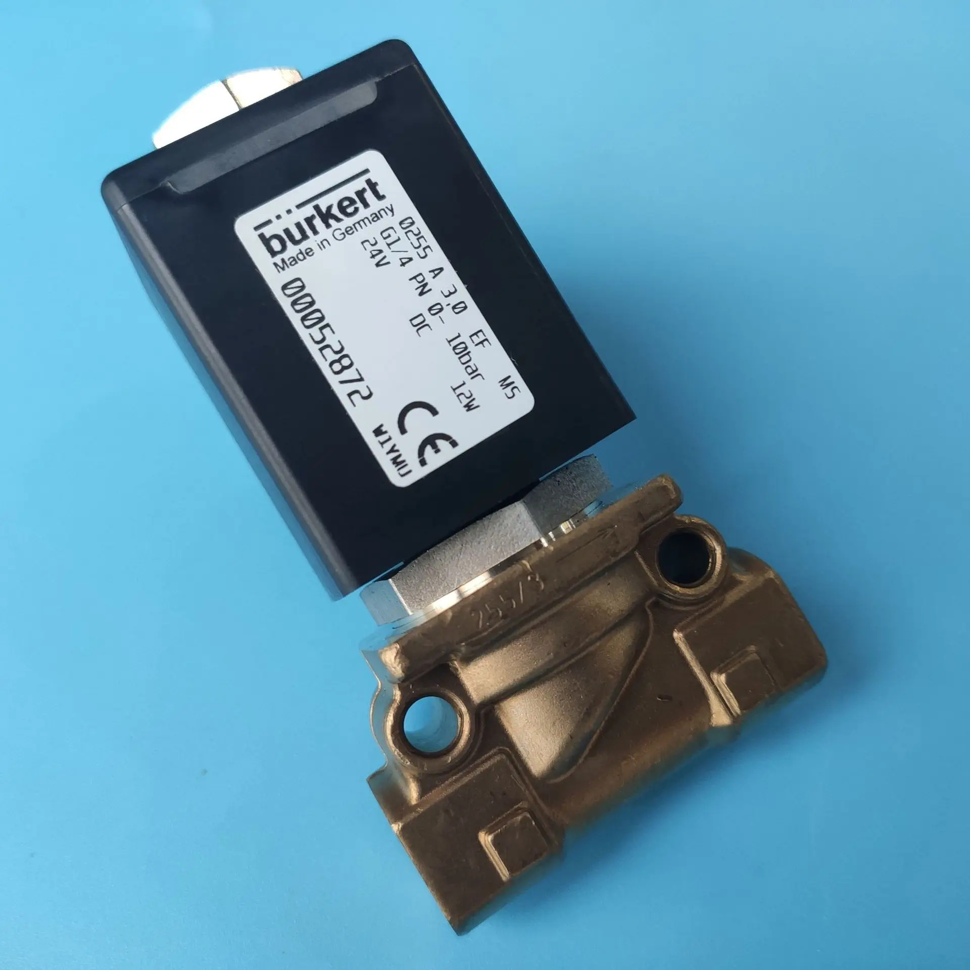 Burkert 솔레노이드 밸브 0255 A 3.0 EF MS G1/4 00052872 가능