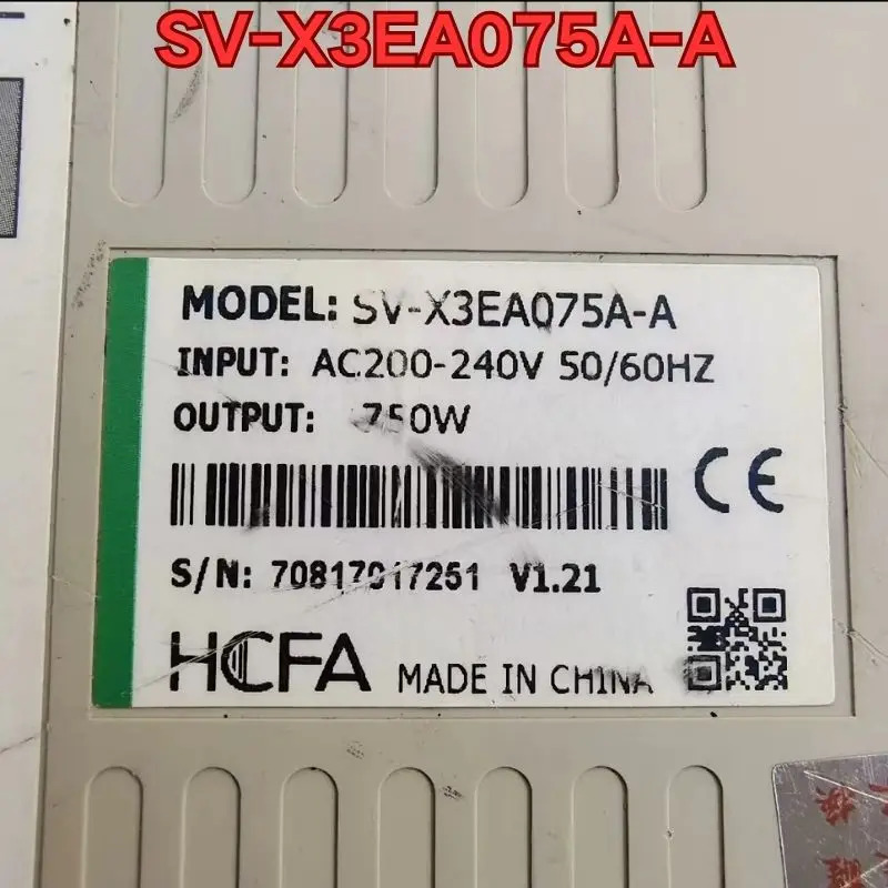 리퍼 SV-X3EA075A-A 서보 드라이브 기능 정상
