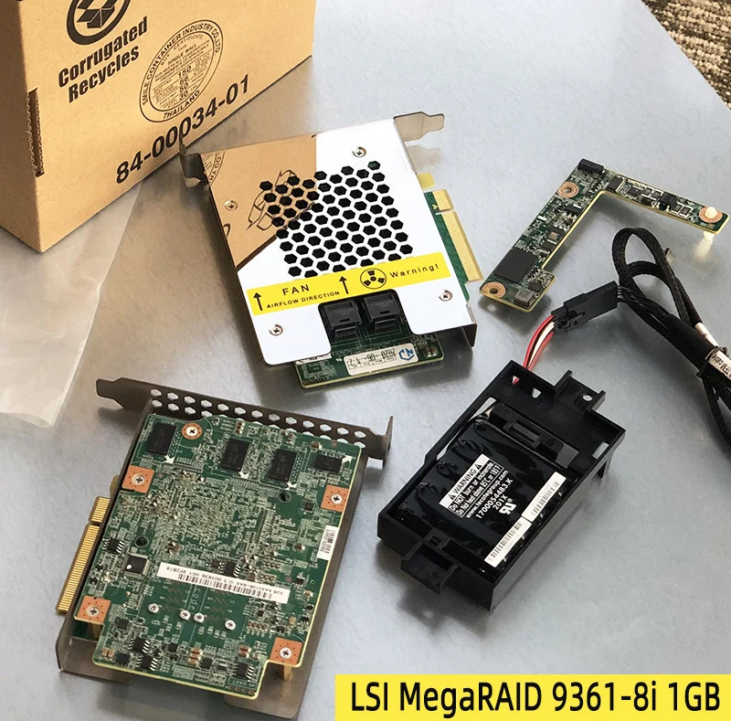 9361-8I 1G Quanta sas3108 JBOD RAID5 12Gb 어레이 카드
