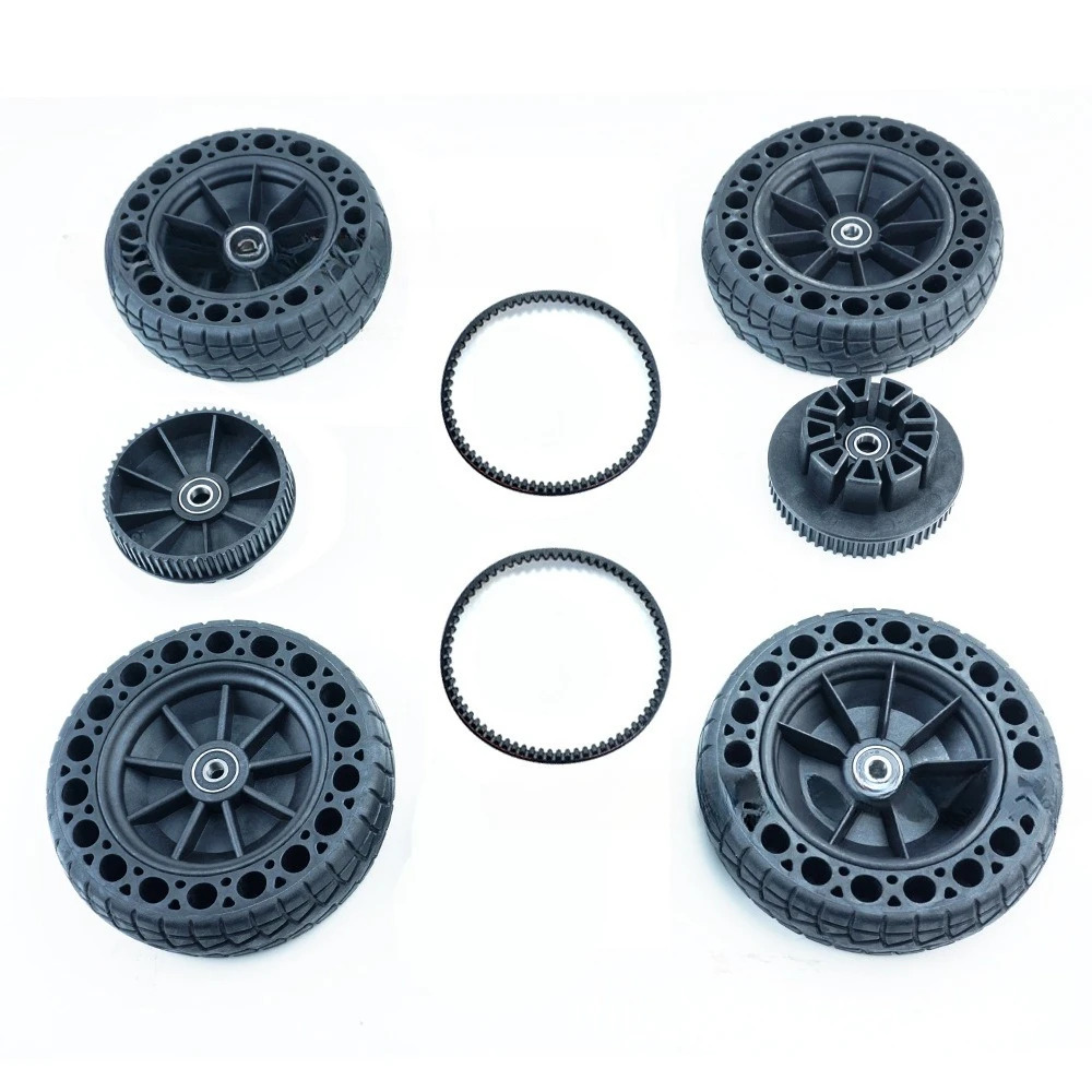 Flipsky4 PCS 6 150x50 지형 휠 듀얼 벨트 DIY 스케이트 보드