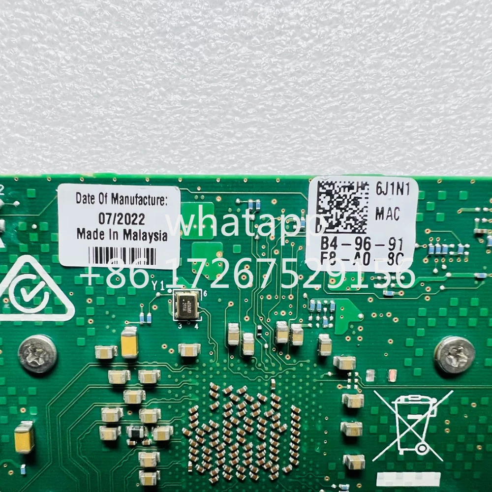 Dell E810-XXVDA2 더블 포트 25Gb10 기가비트 이더넷 네트워크 카드 06J1N1용