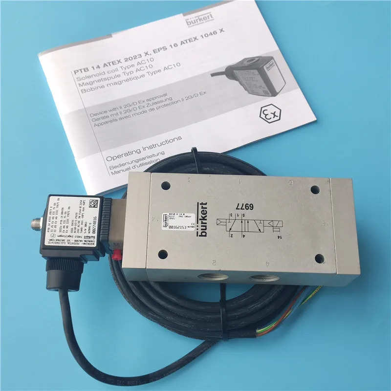 Burkert0450 솔레노이드 밸브 H 14.0 G1/2 1-10bar 00162153 피스톤 스풀