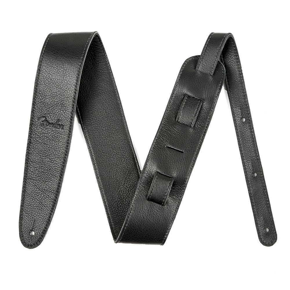 펜더 아티잔 제작 가죽 기타 스트랩, 2인치, 블랙 Brown 2.5  Guitar Strap - 상품 이미지