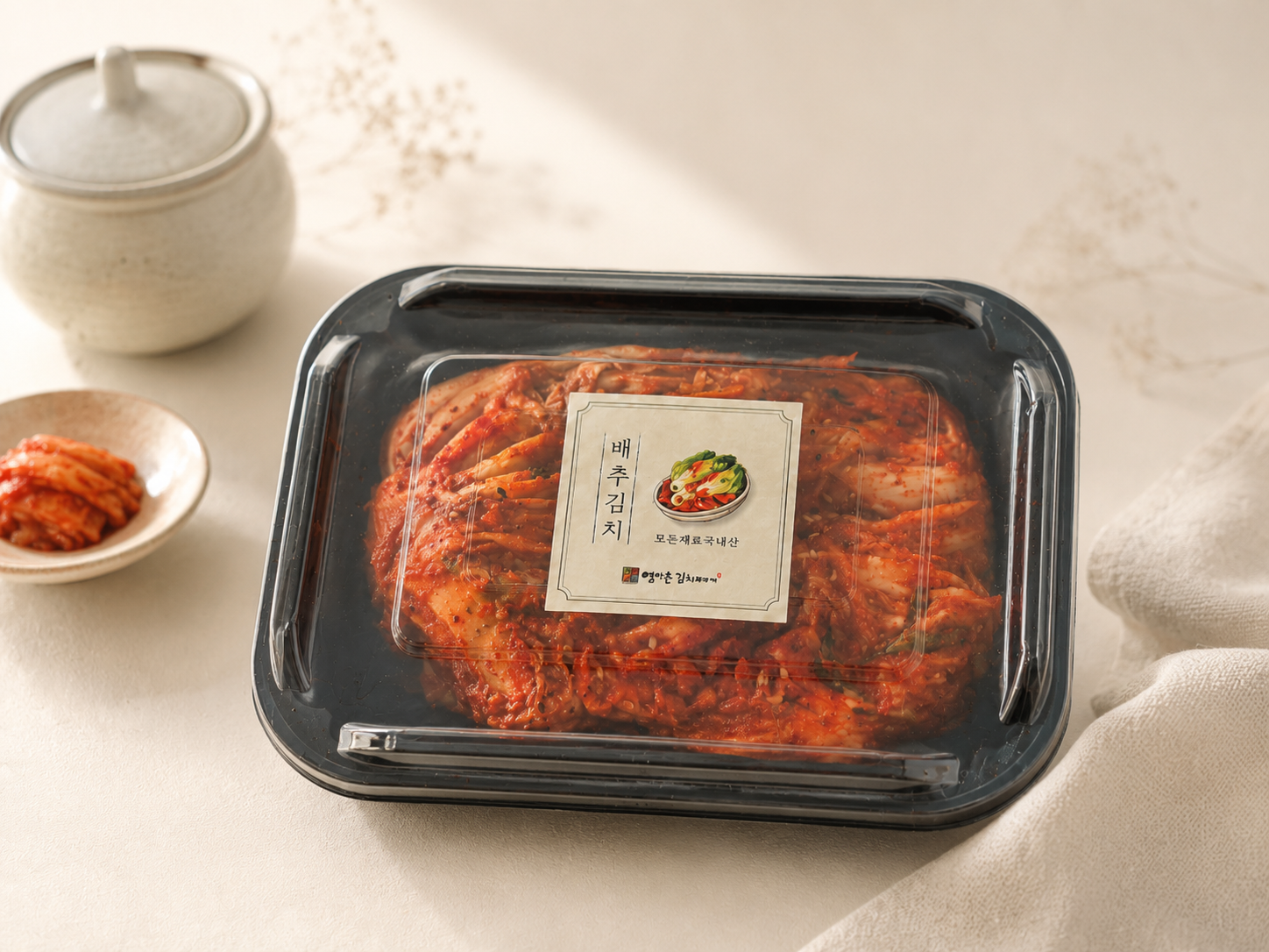 국내산 배추김치 전라도김치 엄마손김치찌개 포기김치 1kg - 상세 이미지 4