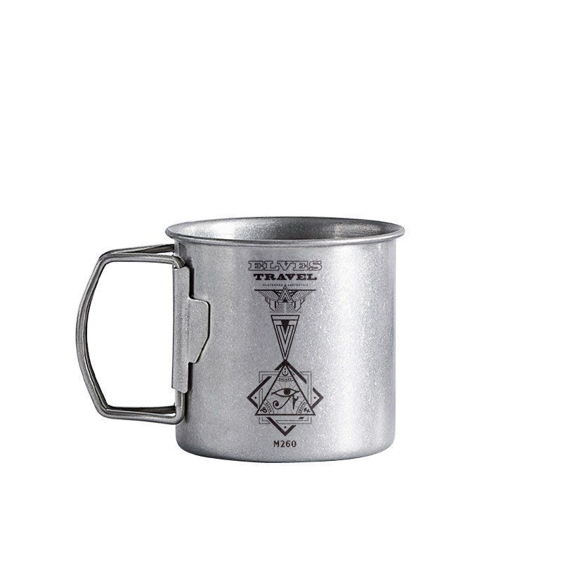 휴대용 캠핑용 컵 등산 등산용 캠핑스텐 접이식 시에라 등산용물컵 M260 접이식 컵 - 상세 이미지 2