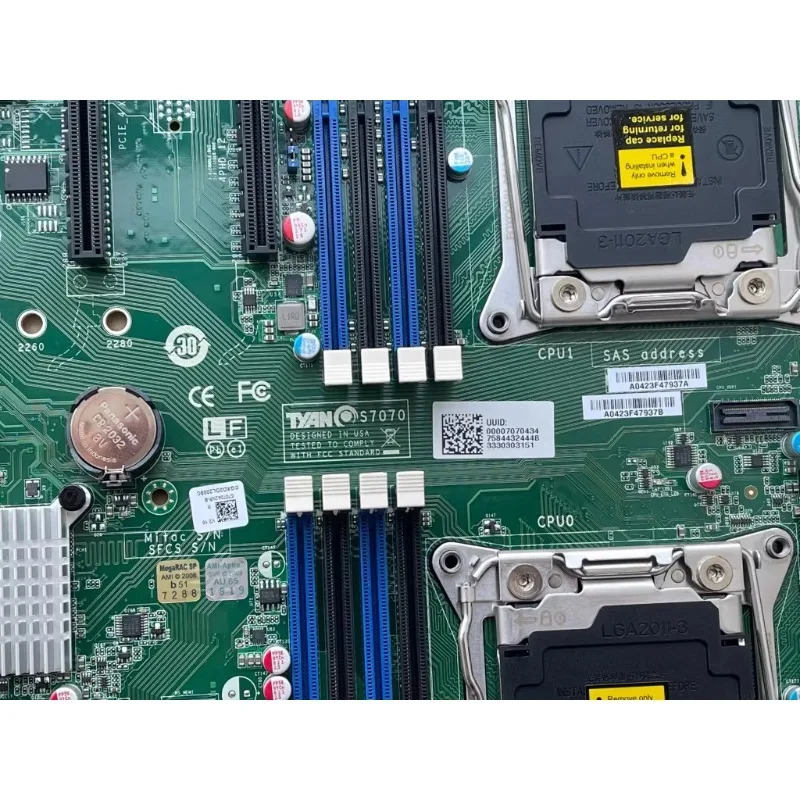 S7070A2NR-B E5 듀얼 메보드2696v4 지원 사운드 카드 3GPU 포함