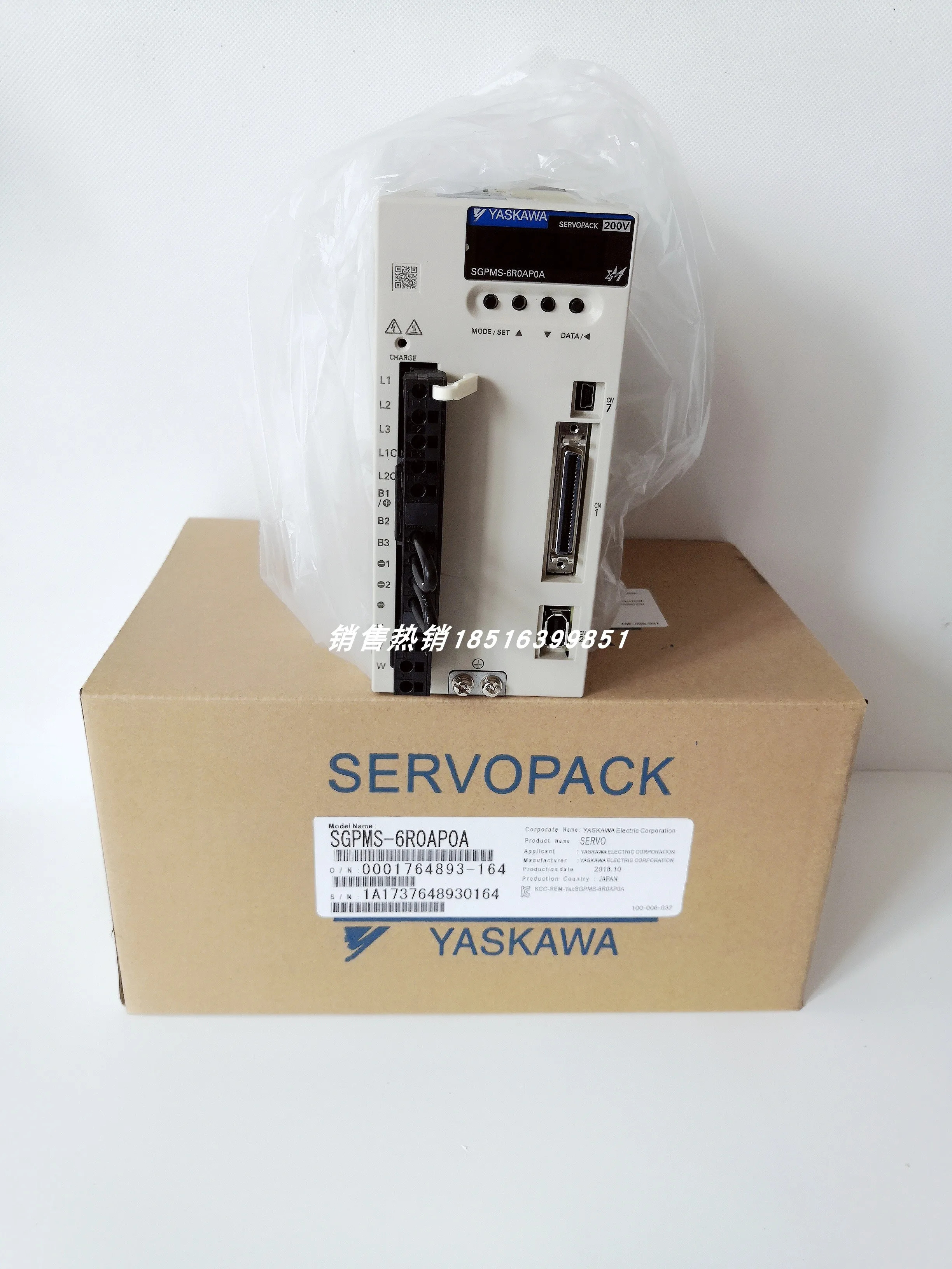 SGPMS-6R0AP0A 서보 드라이버