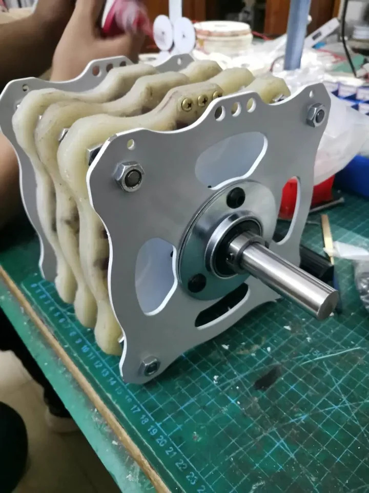 고출력 3 층 영구 자석 코어리스 발전기 DIY 저속 1000W