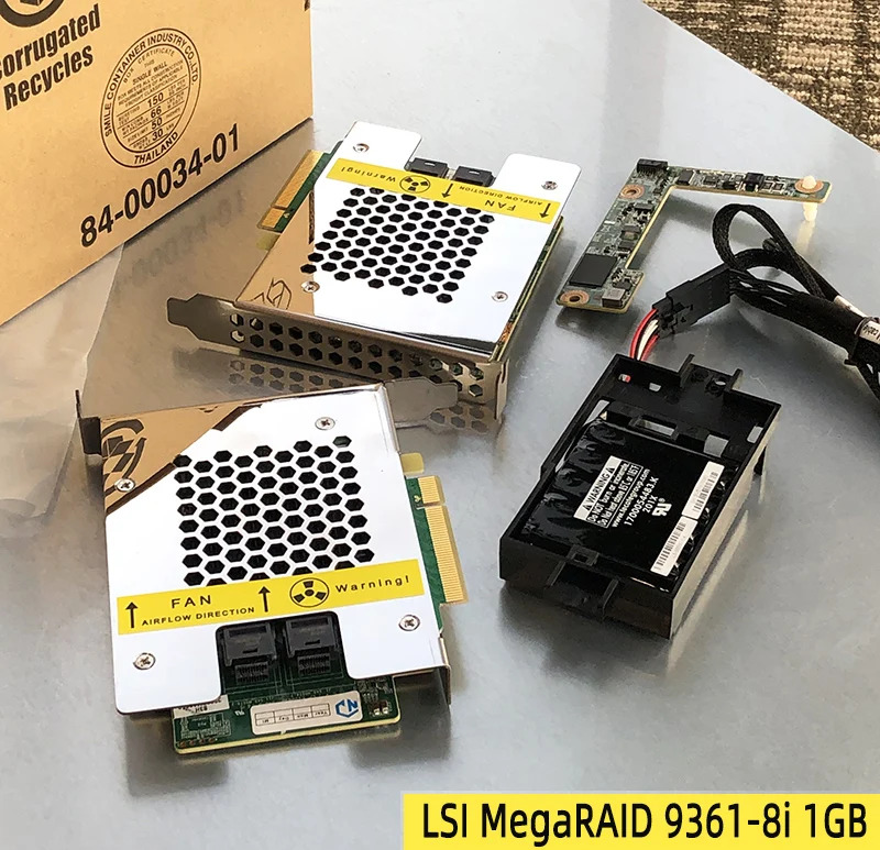 9361-8I 1G Quanta sas3108 JBOD RAID5 12Gb 어레이 카드