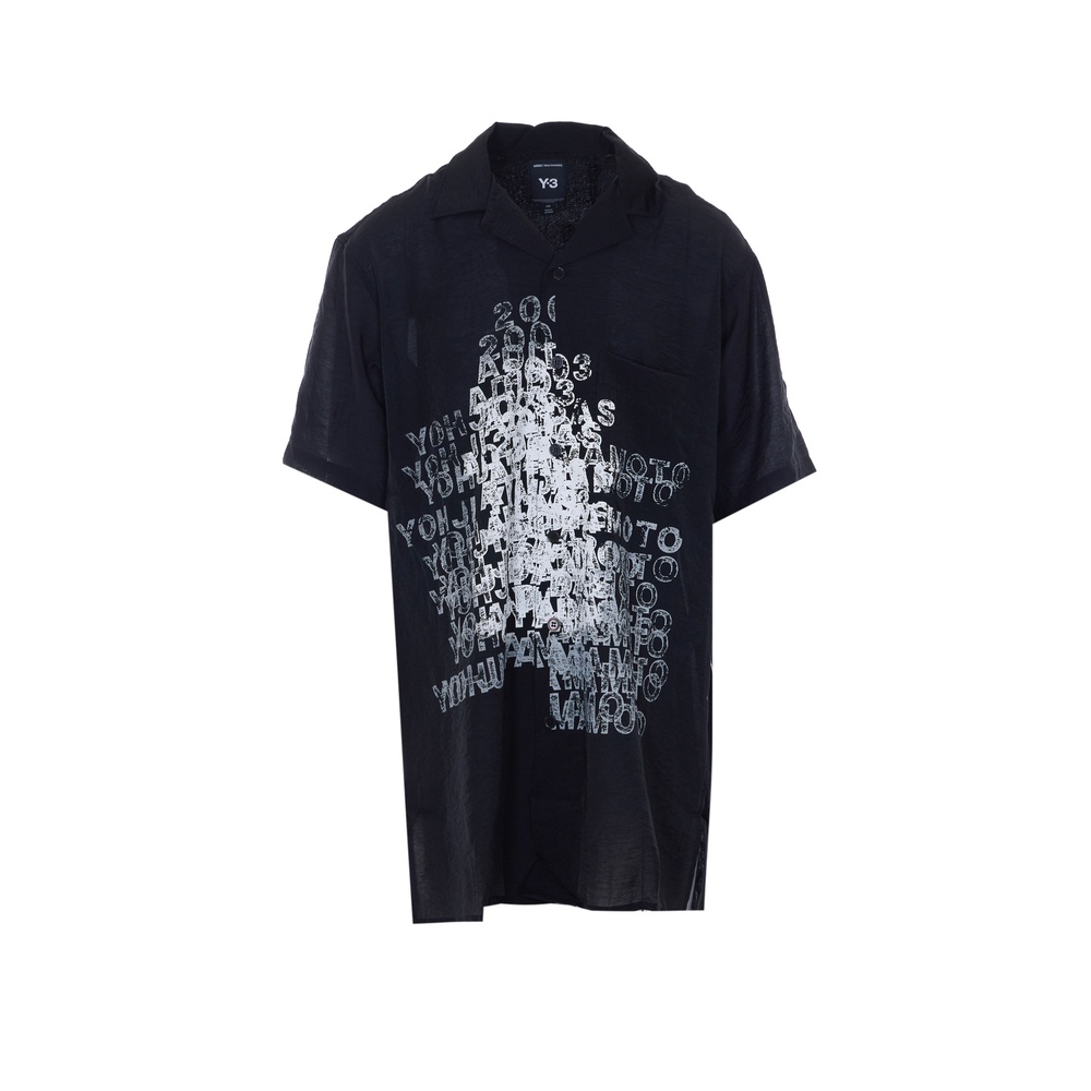 와이쓰리 남성 티셔츠 반바지 긴팔 SS26 KR0169BLACK - 상품 이미지