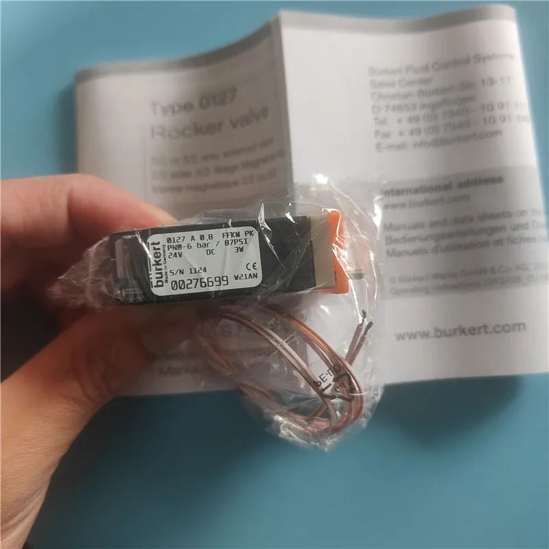 Burkert 솔레노이드 밸브 0127 T 1.0 FFKM 00120433 00017629 00276699