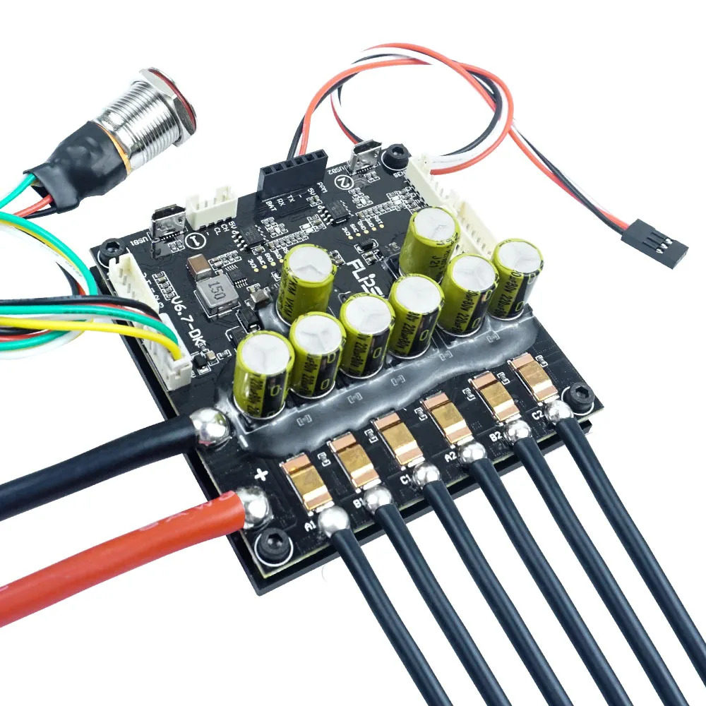 DIY 전기 스케이트 보드 제어 모터 업그레이드 버전 듀얼 드라이브 V6.7 통합 브러시리스 ESC