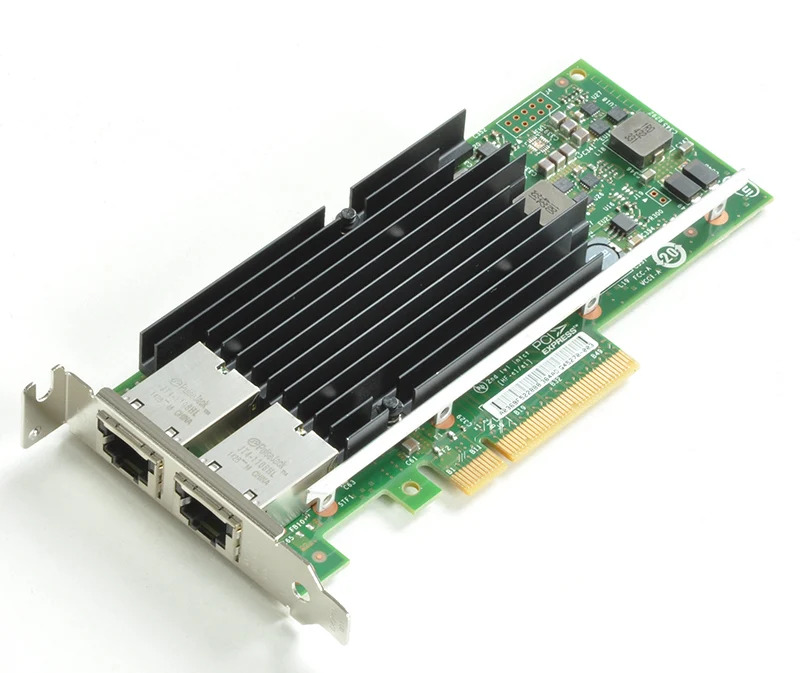 X540-T 20000 듀얼 전기 포트 10G 네트워크 인터페이스 카드 intel호환 집계 어댑터 PCI-E