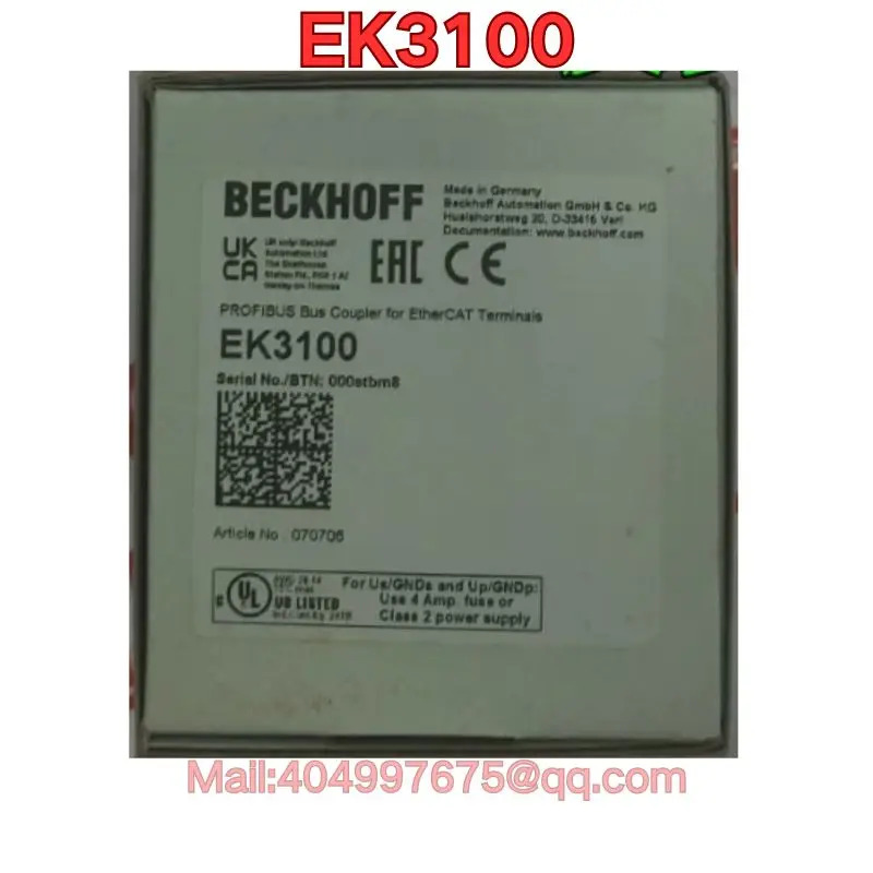 PLC 모듈 커플러 EK3100 신