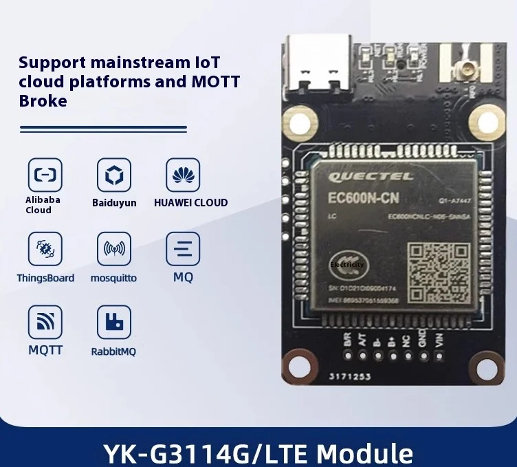 TTL 485 Modbus - 4G DTU 엣지 컬렉션 JSON 보고서 MQTT IoT 게이트웨이 코어 보드