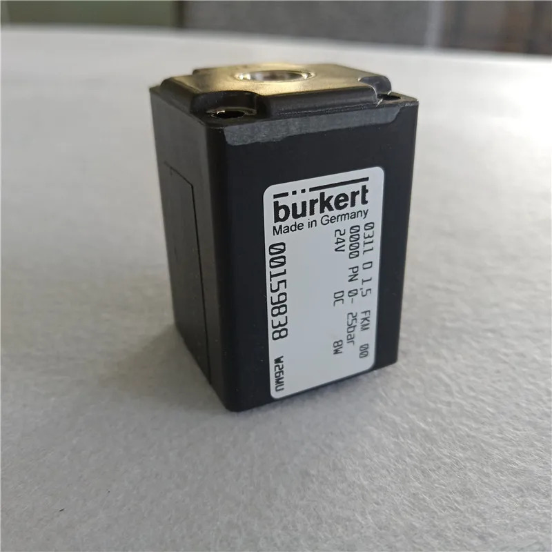 Burkert 솔레노이드 밸브 0311 Bode D 1.5 FKM 0-25bar 24V DC 00159838