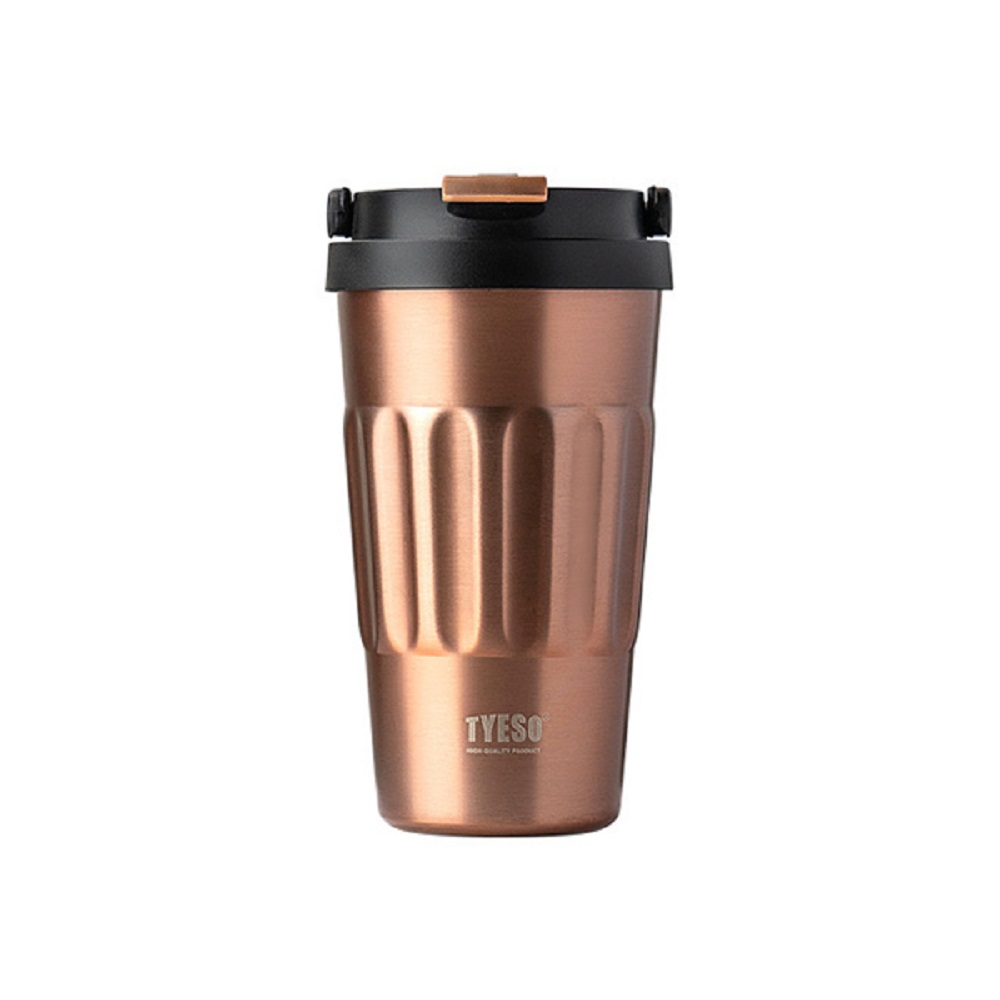 TYESO 캠핑 들고 다니기 편한 스텐 핸들 텀블러 500ml - 상품 이미지