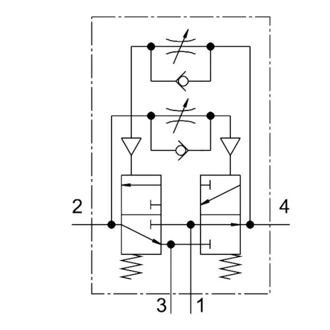 FESTO 조정 가능펄스 발생기 VLG-4-1/8 4025 VLG-4-1/4 4026 공압 요소