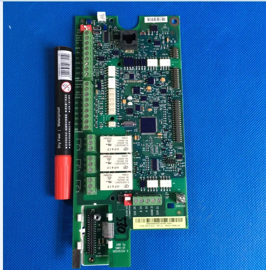 ABB 주파수 변환기 ACS510-550 신호 터미널 IO 보드 SMIO-01C 제어 CPU 신