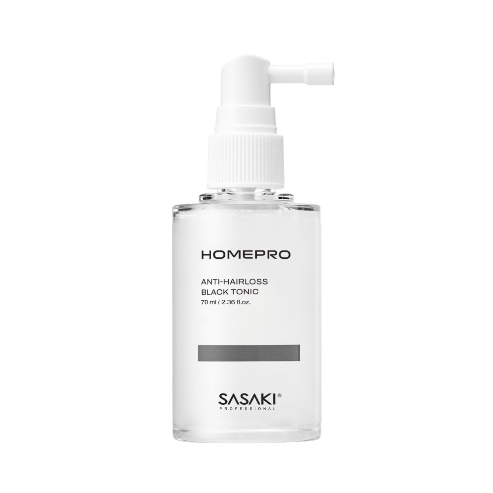 사사키 홈프로 탈모완화 두피 토닉 미용실 블랙 비건 70ml 이미지 2