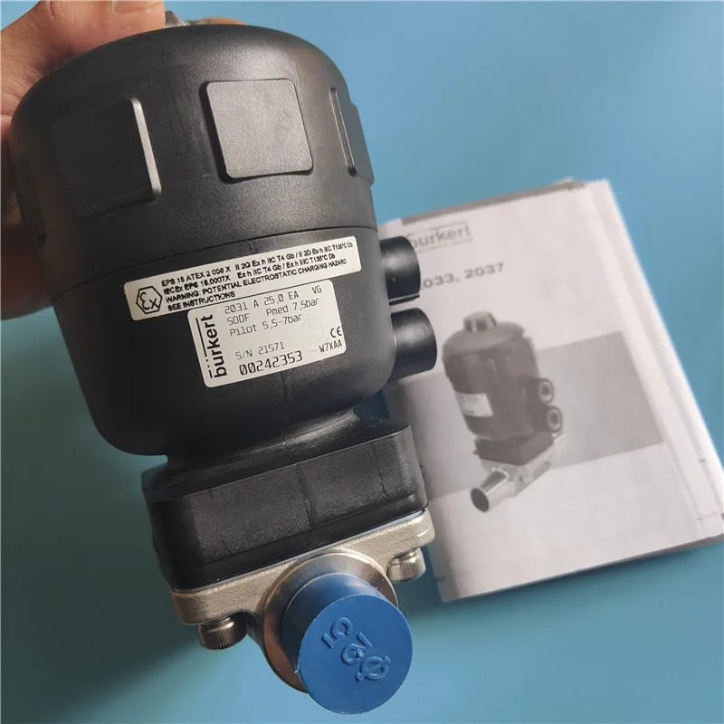 Burkert2031 공압 다이어프램 밸브 A 25.0 EA VG 316L 본체 00242353