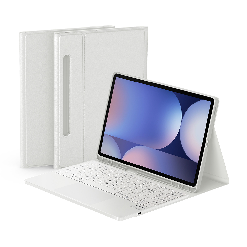 데이웍스 갤럭시탭 S10+ 플러스 블루투스 터치패드 키보드 북커버 케이스 S펜 수납 - 상세 이미지 3