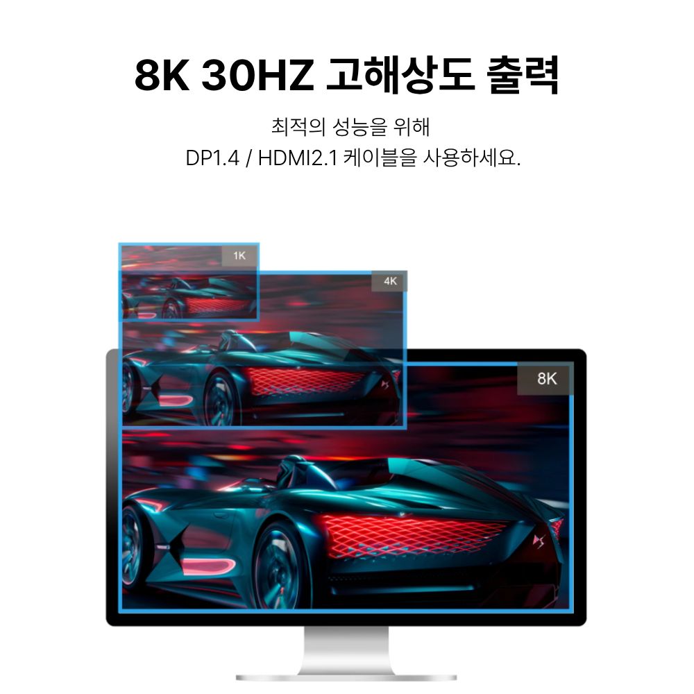 15in1 도킹스테이션 HDMI C타입 DP USB 멀티 허브 노트북 모니터 - 상세 이미지 2