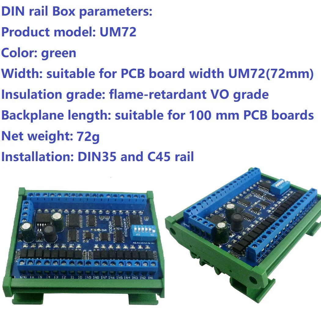 DC 12V 24V 16 in out RS485 원격 제어 스위치 PLC IO 확장보드 Modbus RTU 모듈