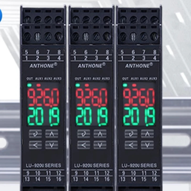 레일 온도 경보 디스플레이 모듈 과열 저온 RS485 통신 Modbus