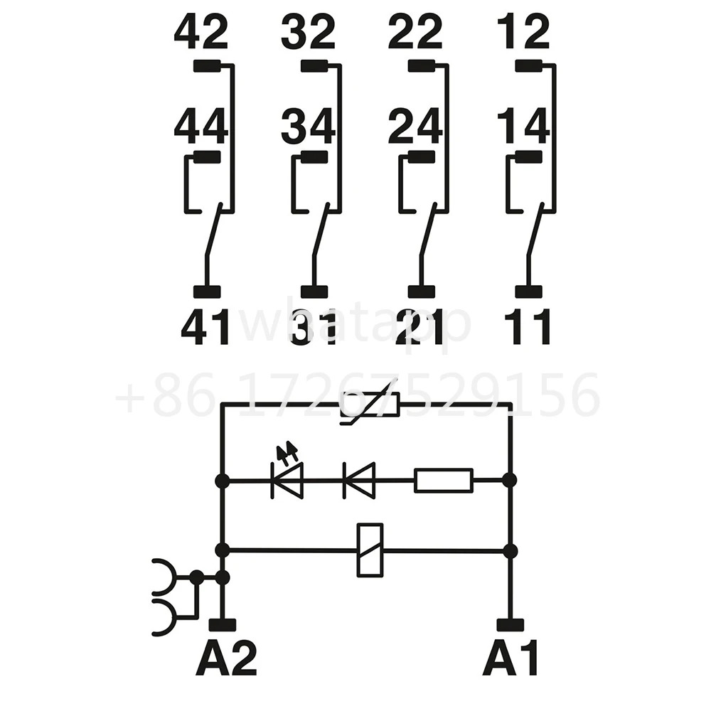 10 PCS 2903304 PhoenixRIF-2-RPT-LV-230AC/4X21 릴레이 모듈