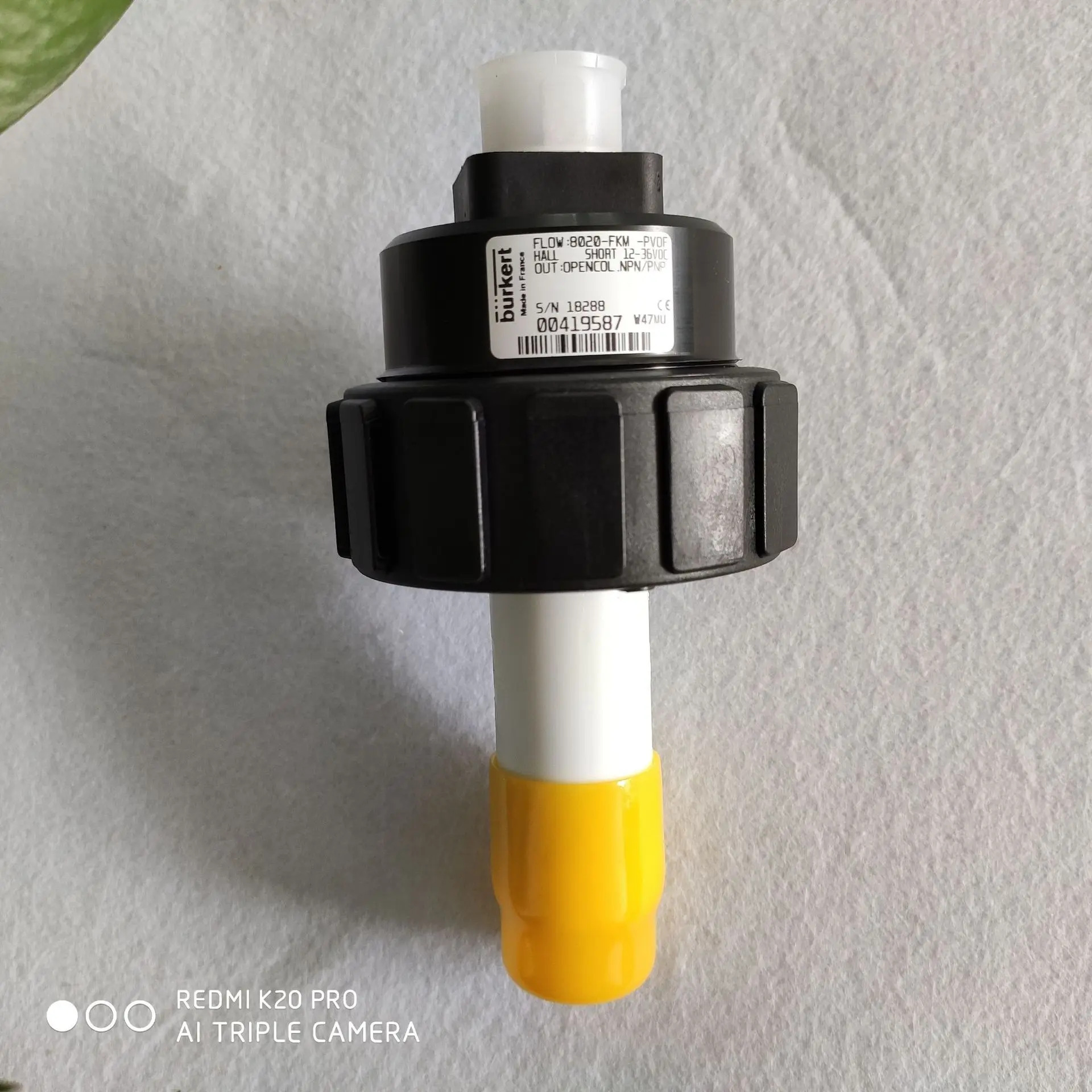 BURKERT8020 임펠러 유량센서 FKM PVDF NPN 00419587 00419589