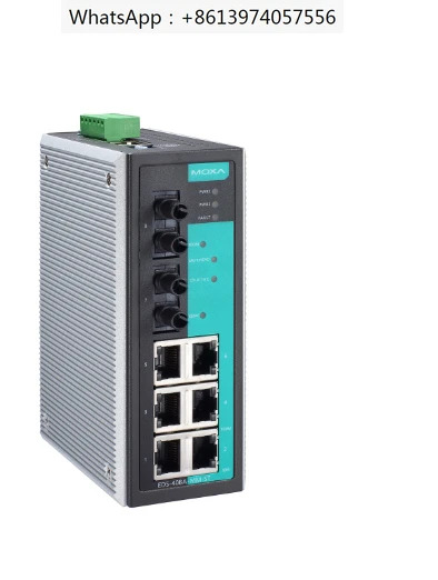 Mosa EDS-408A-MM-SC ST moxa 산업스위치 2 6 전기 멀티 모드 100 기가비트