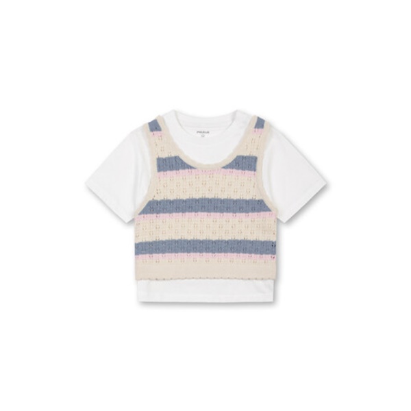폴햄키즈 여아 뷔스티에 티셔츠 세트 2color(택1) G-2ES2060A - 상세 이미지 2