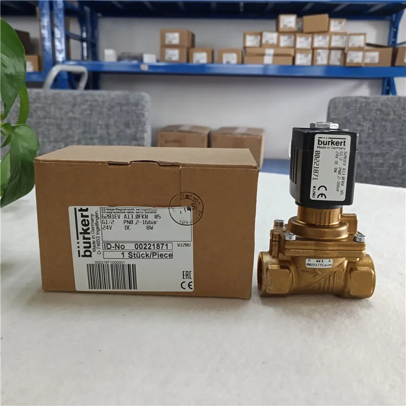 Burkert 솔레노이드 밸브 6281EV A13.0FKM MS G1/2 00221871 00221873
