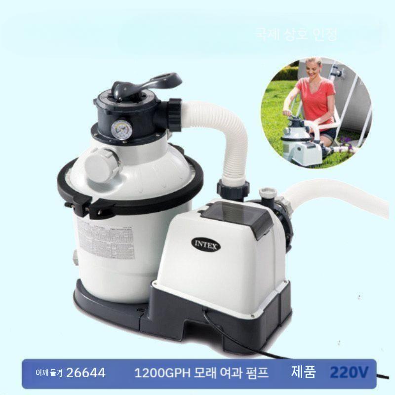 풀장 필터 물놀이 펌프 수영 해변 풀 액세서리 방수 수영장 샌드 샌드필터펌프 대형 링 여름 - 상세 이미지 4