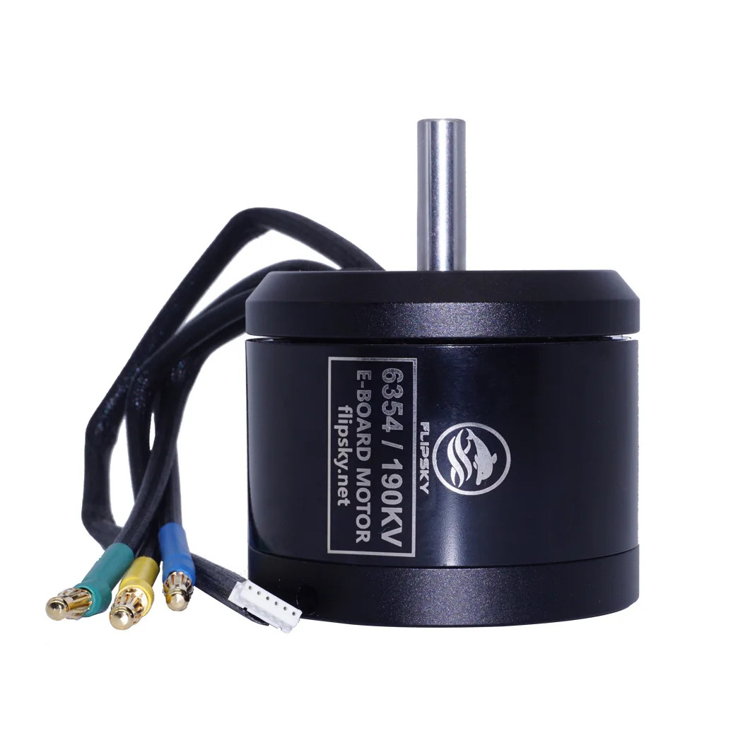 벨트 모터 6354 190KV 2450W 전기 스케이트보드 원격 제어 자동차