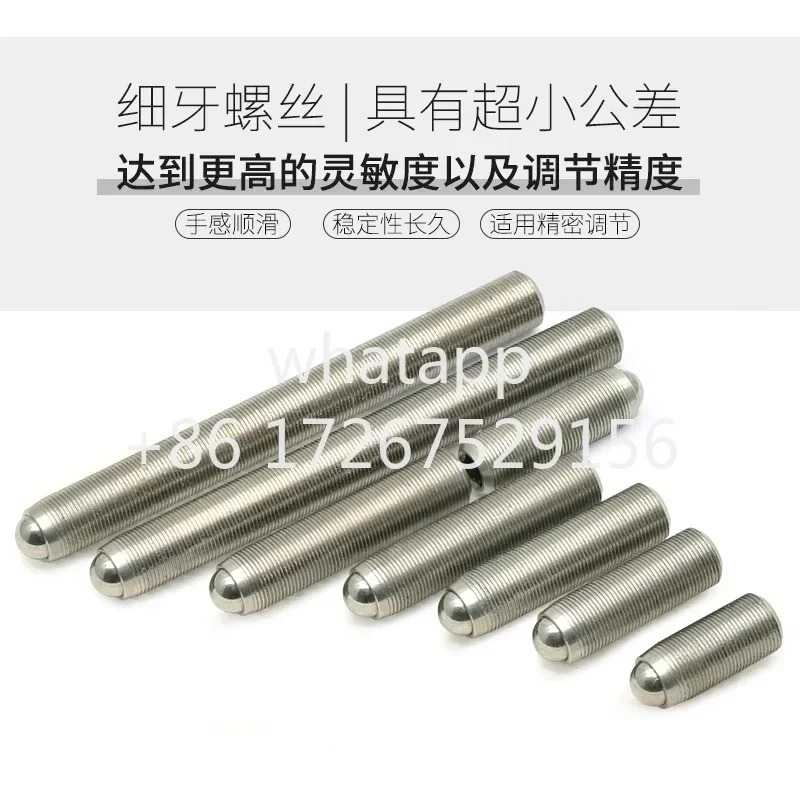 10PCS M4x0.25 정밀 미세 치아 조정 나사 스레드 보조 실험실 액세서리