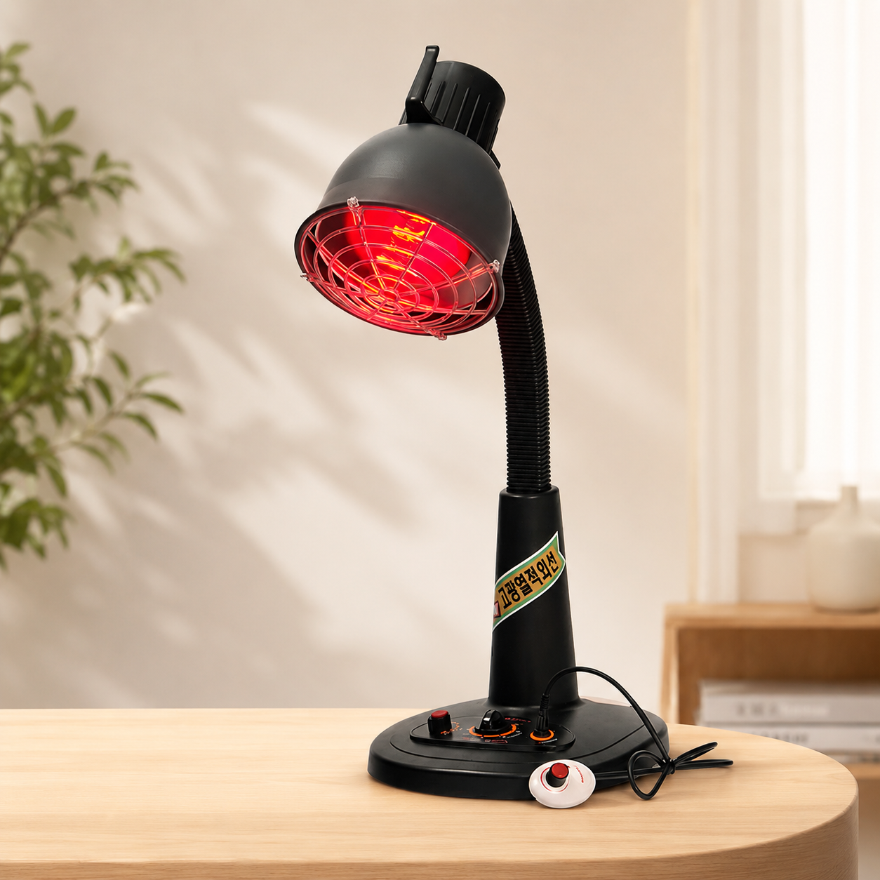 건강한디유 가정용 적외선 조사기 250W 유선리모컨 - 상품 이미지