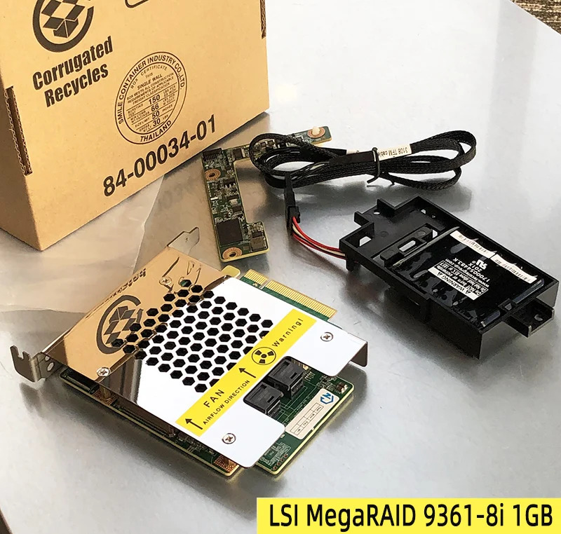 9361-8I 1G Quanta sas3108 JBOD RAID5 12Gb 어레이 카드