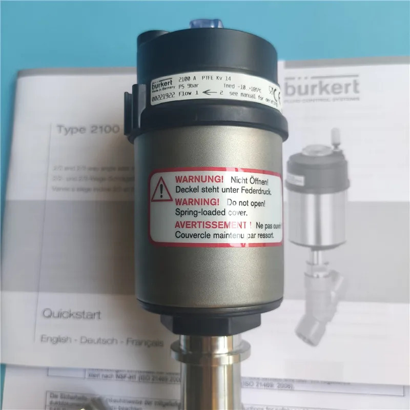 오리지널 Bode 솔레노이드 밸브 2100burkert 자동 ELEMENT 공압식 2위치 양방향 경사 시트