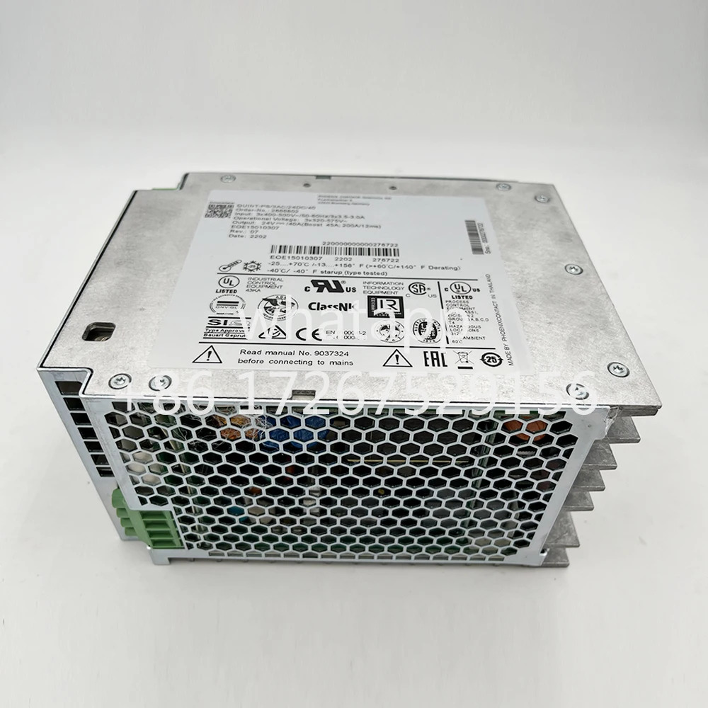 Phoenix QUINT-PS/3AC/24DC/40 24V/40A기능 2866802 레일 스위칭 전원공급장치