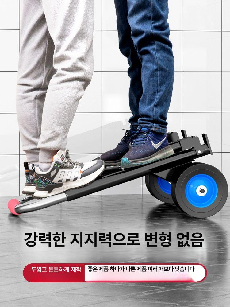 시장 핸드카트 장바구니캐리어 폴딩카트 접이식카트 쇼핑카트 장보기 핸드트럭 팩앤롤 - 상세 이미지 5