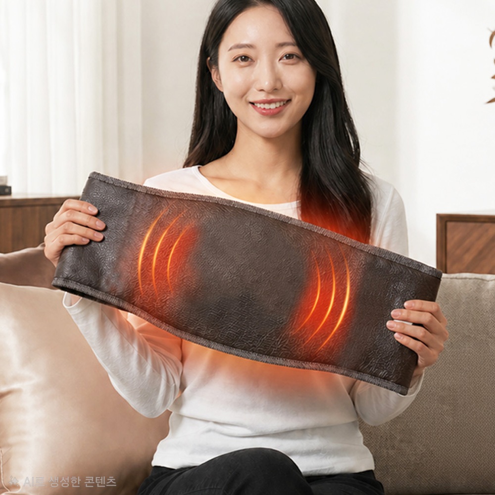 한일의료기 게르마늄 전기 온열찜질기 허리 복부 배 찜질팩 원적외선 - 상세 이미지 2