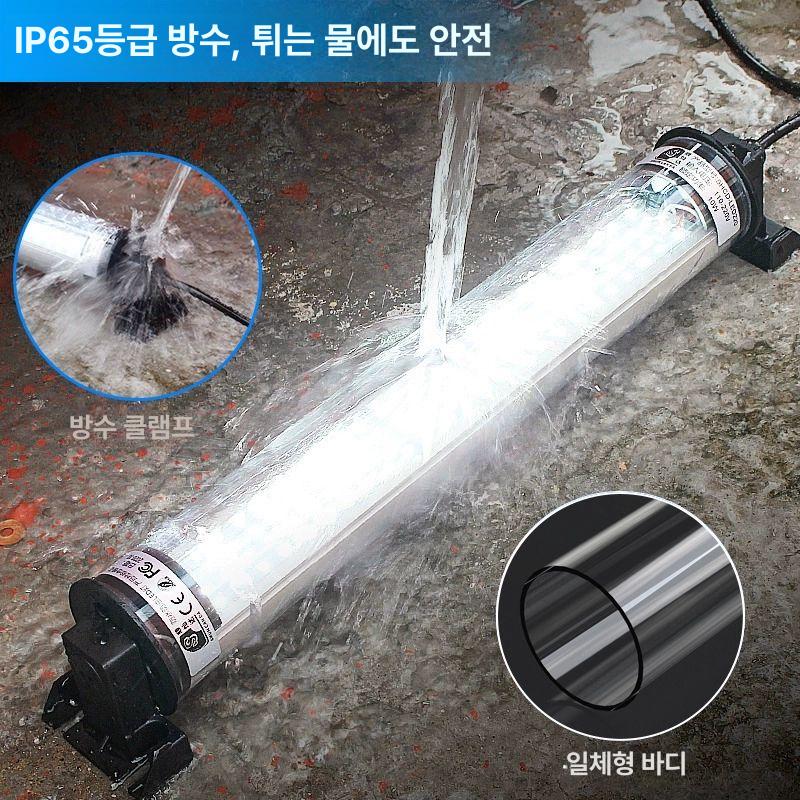 휴대용 LED 투광기 작업등 손전등 캠핑 아웃도어 비상조명 방수 산업용 충전식 밝기조절 - 상세 이미지 4