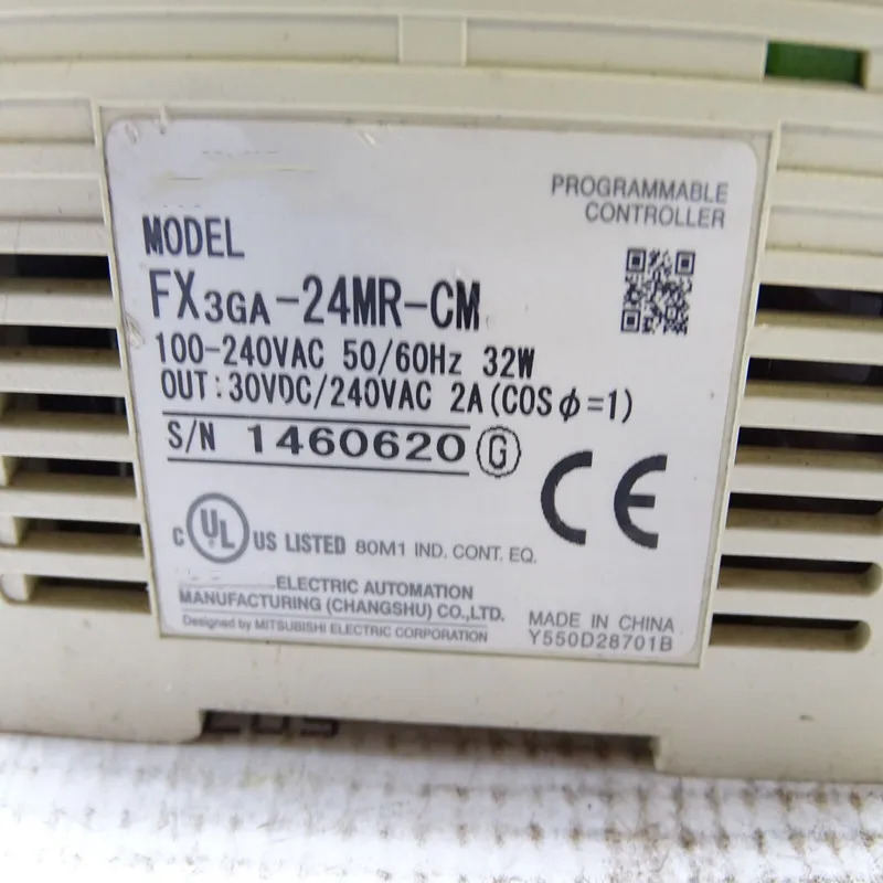 PLC 모듈 FX3GA-24MR-CM 상태